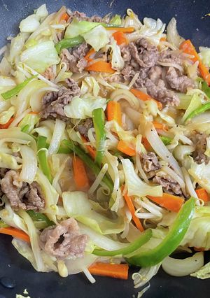 牛肉のジンギスカン風-レシピのメイン写真