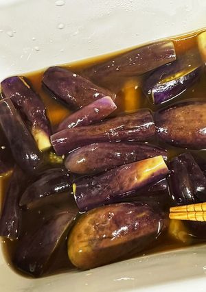 茄子のワサビめんつゆ漬け【レンジ加熱】-レシピのメイン写真