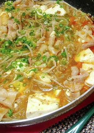 【龍愛】豚バラもやし入り麻婆豆腐-レシピのメイン写真