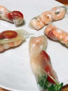 彩鮮やかな生春巻き-レシピのメイン写真
