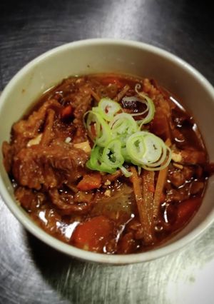 牛スジの八丁味噌煮込み❨(@≧↺≦@)❩-レシピのメイン写真