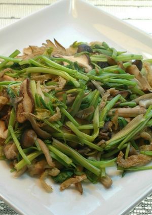 芹の焼茸和え-レシピのメイン写真