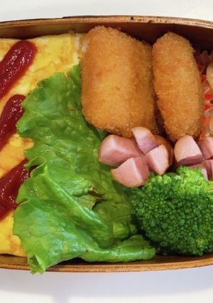 オムライスランチ弁当-レシピのメイン写真