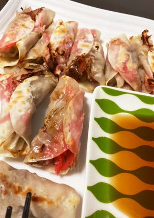簡単　包まない餃子　舞茸-レシピのメイン写真