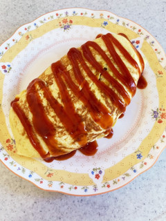 中身はカレー味♡のオムライス♡-レシピのメイン写真