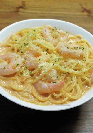 フレッシュトマトと海老のパスタ-レシピのメイン写真