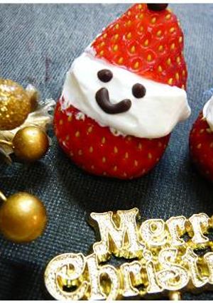 クリスマス☆苺のデコレーションアレンジ③-レシピのメイン写真
