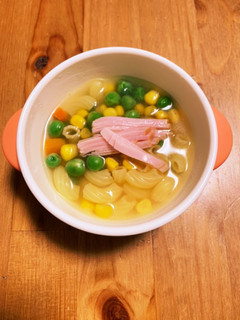 マカロニスープ(火腿通粉)-レシピのメイン写真