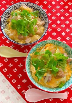 ふんわり卵の塩麹親子丼-レシピのメイン写真
