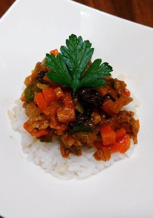 レーズン好きのためのドライカレー-レシピのメイン写真