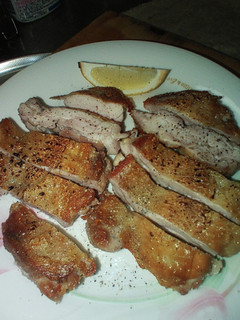 鶏ももステーキ 乾かしてから焼く-レシピのメイン写真