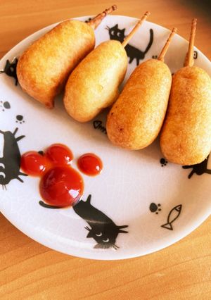 ミニアメリカンドッグ(幼児食･おやつ)-レシピのメイン写真