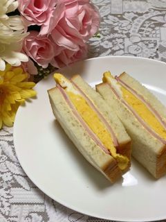 簡単!我が家の卵焼きサンド-レシピのメイン写真