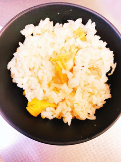 IH鍋で作る帆立缶とつぶ貝の炊き込みご飯-レシピのメイン写真