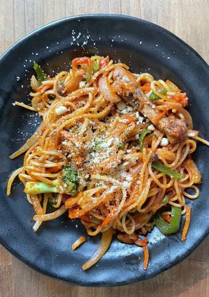 パパのシンプル簡単ケチャップパスタ-レシピのメイン写真