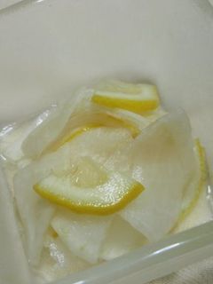 大根~はちみつレモン漬け~-レシピのメイン写真