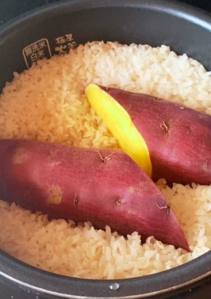 ご飯炊きついでに→ふかし芋を作っちゃう-レシピのメイン写真