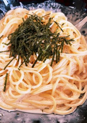 混ぜるだけ!!たらこクリームパスタ-レシピのメイン写真