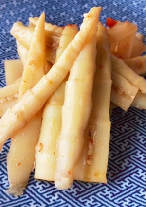 ピリ辛おつまみたけのこ-レシピのメイン写真