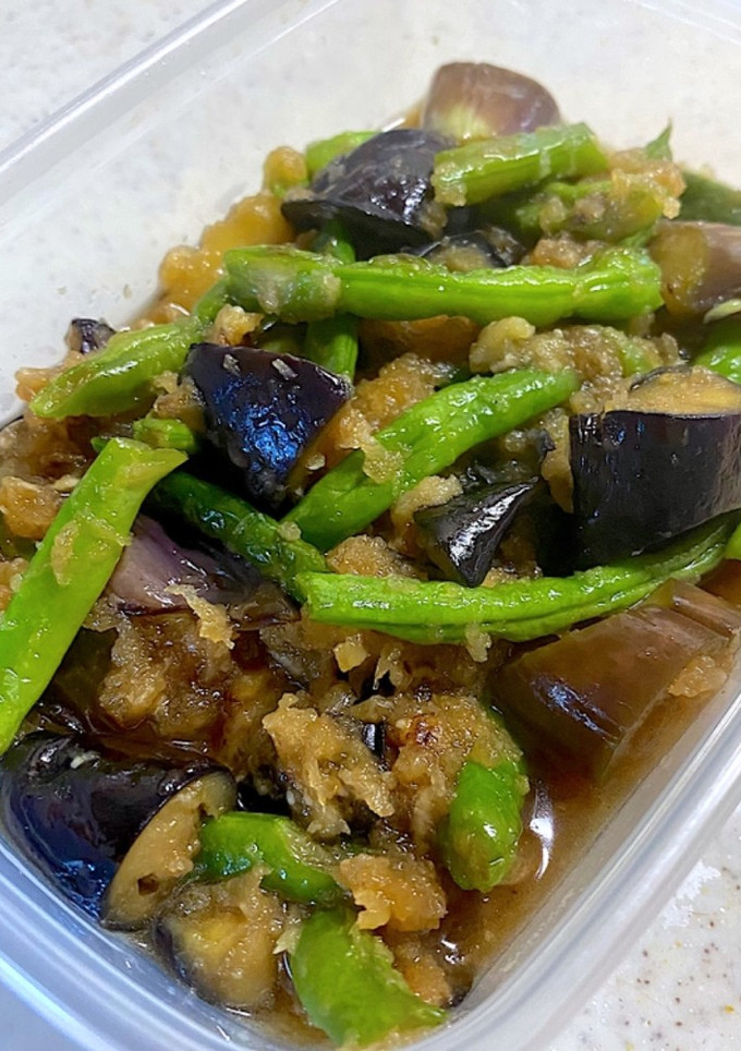 【作り置き】茄子といんげん豆のおろし和え-レシピのメイン写真