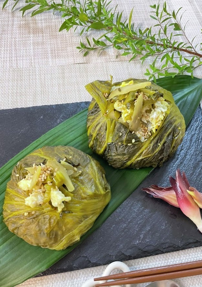 たかな漬けと冷凍ごぼうの混ぜご飯-レシピのメイン写真
