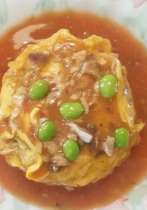 サバ缶天津飯とトロミ付けの裏技-レシピのメイン写真