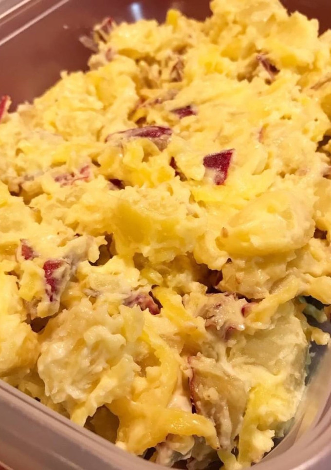 秋はさつま芋とたくあんのポテサラ-レシピのメイン写真