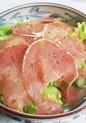 簡単ドレッシングの生ハムサラダシーザー風-レシピのメイン写真