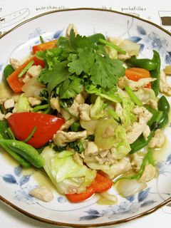 鶏挽肉と野菜のエスニック炒め-レシピのメイン写真