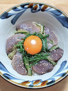 カツオの漬け丼-レシピのメイン写真