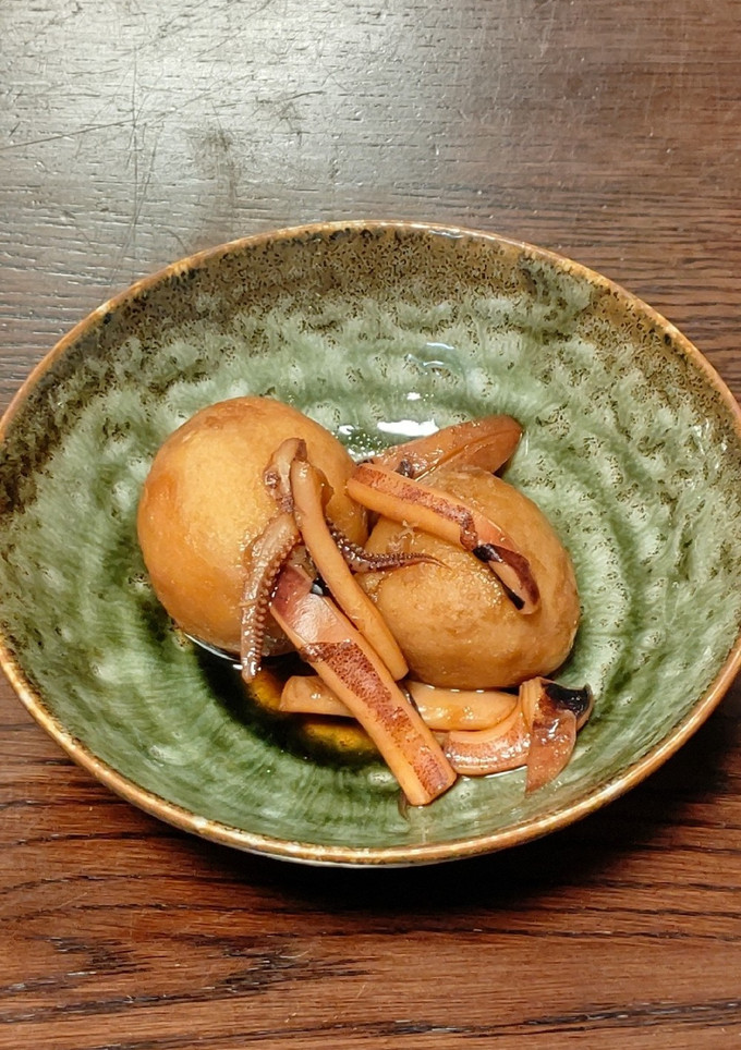 減塩 冷凍里芋とイカの煮物 簡単-レシピのメイン写真