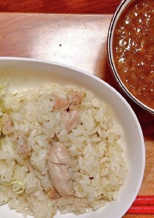 簡単炊飯器でカオマンガイ！-レシピのメイン写真