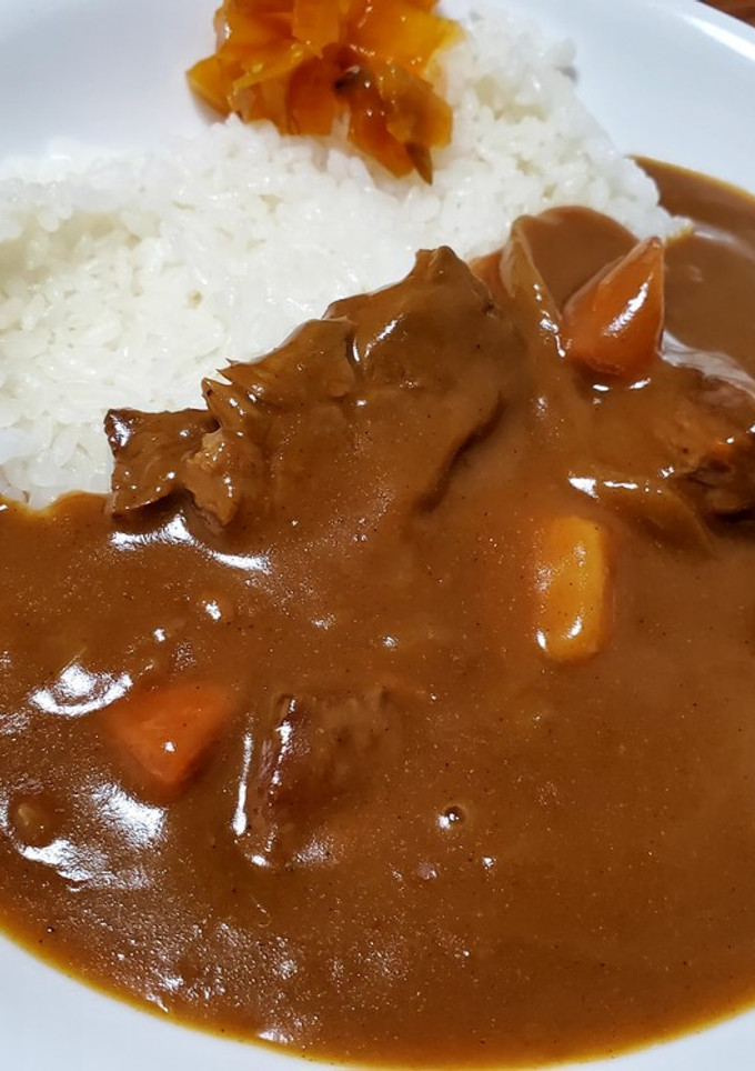 包丁不使用簡単カレーコトコト煮込みました-レシピのメイン写真