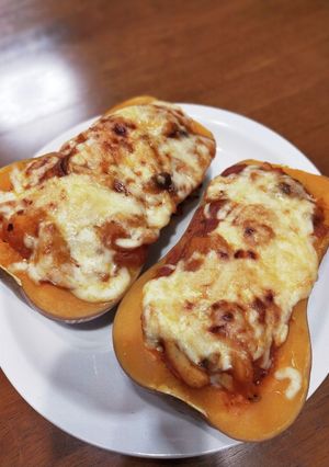 バターナッツカボチャのミートグラタン-レシピのメイン写真