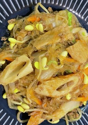 春雨と白菜の炒め物-レシピのメイン写真