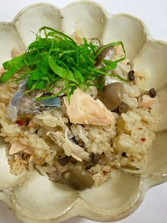天然生鮭の炊き込みごはん-レシピのメイン写真