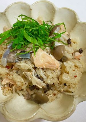 天然生鮭の炊き込みごはん-レシピのメイン写真