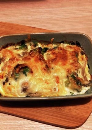 ブロッコリーとしめじの卵マヨチーズ焼き-レシピのメイン写真