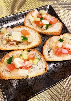 つまみに前菜にブルケッタ-レシピのメイン写真