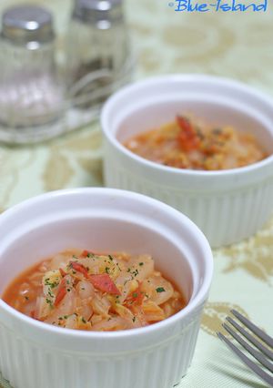 白菜とトマトの♪簡単フライパン煮込み♪-レシピのメイン写真