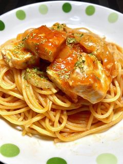 メカジキのトマトパスタ-レシピのメイン写真