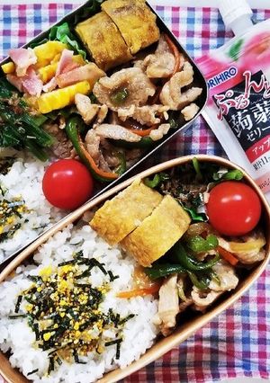 野菜炒め弁当(9.21)-レシピのメイン写真