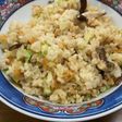 しいたけとエビの玄米チャーハン