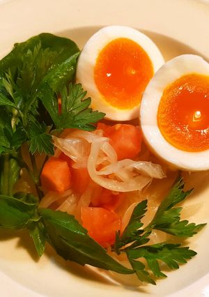 発酵味玉　半熟玉子の発酵玉葱漬け-レシピのメイン写真