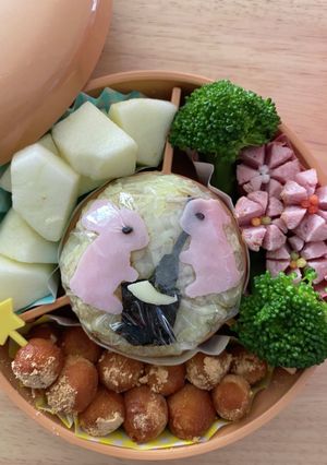 お月見弁当 #キャラ弁-レシピのメイン写真