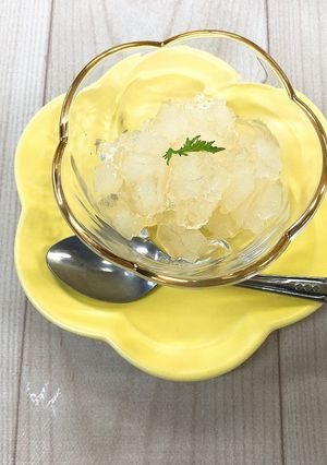 梨のクラッシュゼリー-レシピのメイン写真