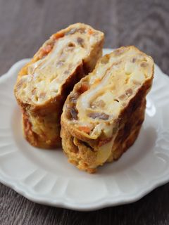 きんぴらチーズの玉子焼き-レシピのメイン写真