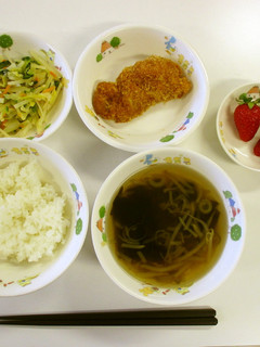 たれカツ【胎内市保育園給食】-レシピのメイン写真