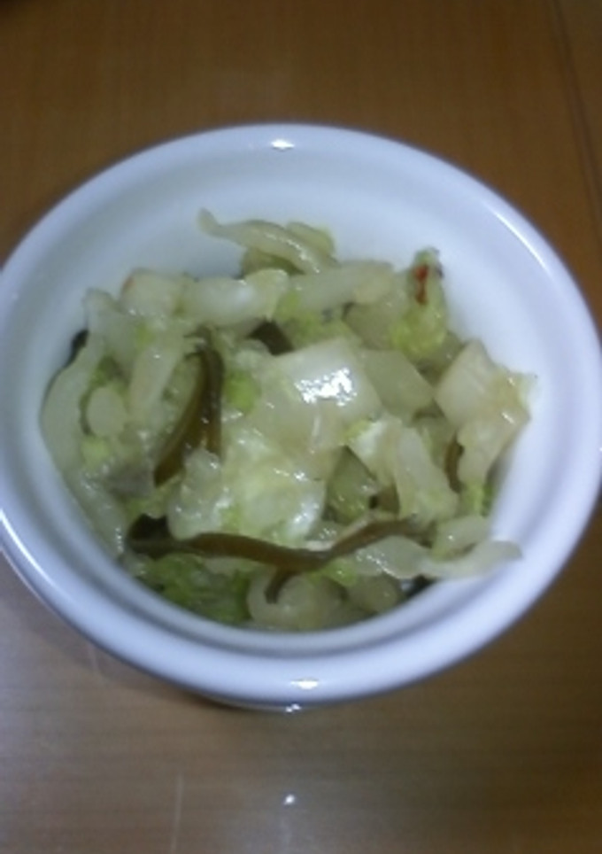 簡単！白菜のお漬け物-レシピのメイン写真