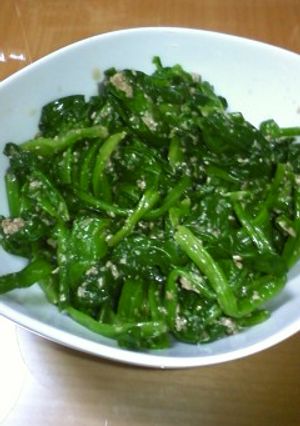 簡単！調味料３つでほうれん草のごま和え-レシピのメイン写真